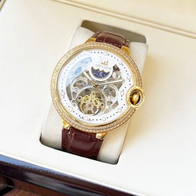 Cartier Automatic Movement 44*12MM 316L Steel Men's Business Watch